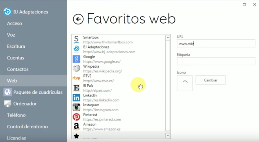 Añadir favoritos desde Grid 3 - El blog de Qinera
